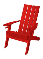 Red Hampton Folding Adirondack Chair