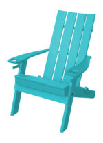 Aruba Blue Hampton Folding Adirondack Chair