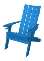 Blue Hampton Folding Adirondack Chair
