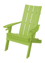 Tropical Lime Green Hampton Folding Adirondack Chair