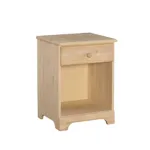 Jamestown 1 Drawer Nightstand - Unfinished