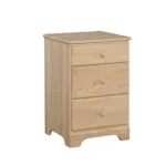 Jamestown 3 Drawer Nightstand - Unfinished