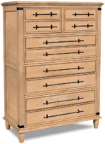 Farmhouse Chic 5 Drawer Chest - Unfinished