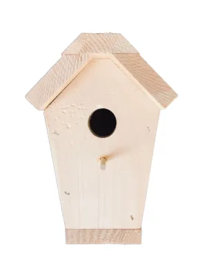 Maine-made unfinished Gambrel Birdhouse