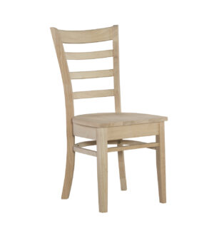 Emily Hardwood Chair- Unfinished