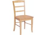 Madrid Side Chair with Natural Finish