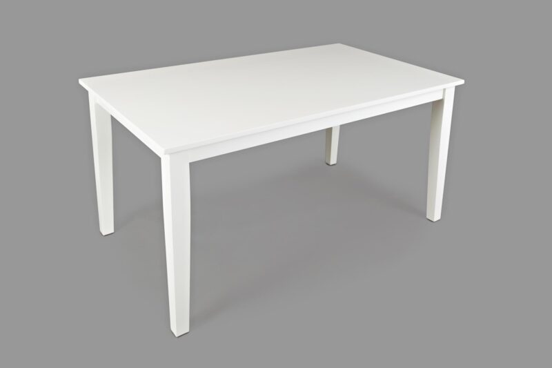 Simplicity Rectangle Dining Table in Paperwhite