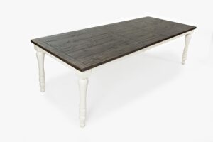 The Madison County Extension Table in Vintage White