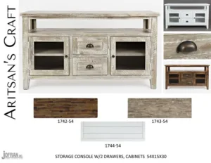 54" TV Stand various finishes