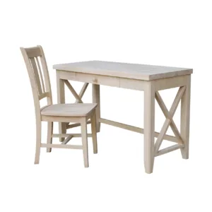 Unfinished Hampton Desk w/Chair