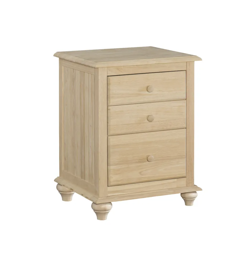 Unfinished Cottage One Drawer/One Door Nightstand