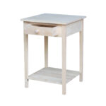 Hampton Bedside Table with drawer open