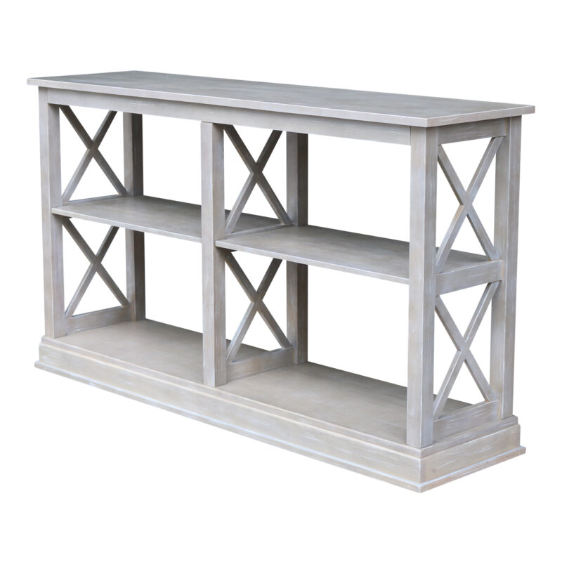 Hampton Server Table - Weathered Gray