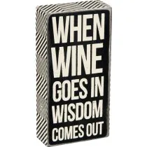 Wine Box Sign
