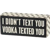 Vodka Box Sign
