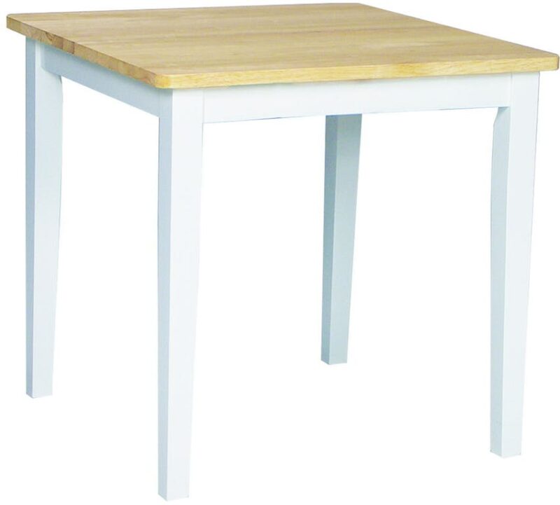 Table- White/Natural Finish