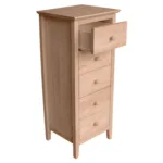 Unfinished Lingerie Chest with 5 drawers