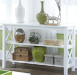 Hampton console table- White