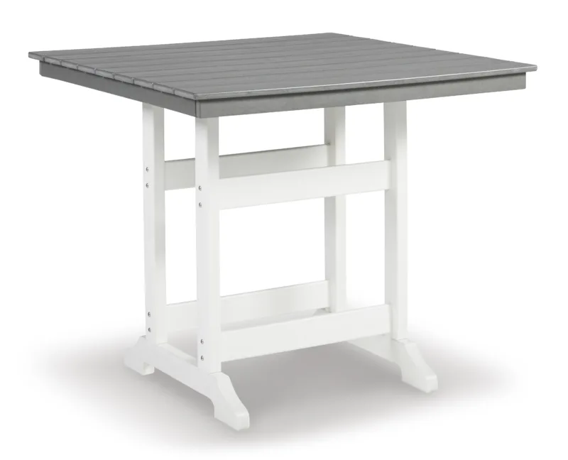 Outdoor counter height patio table