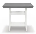 Outdoor counter height patio table